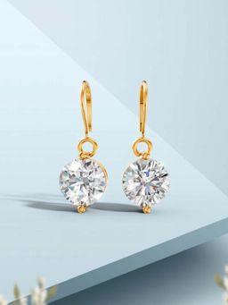 Miss Highness - 925 Sterling Silver Solitaire Drop Earrings for Women (Adjustable)