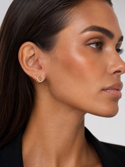 Miss Highness - 925 Sterling Silver Floral Hoop Earrings for Women (Adjustable)