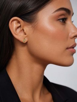 Miss Highness - 925 Sterling Silver Teardrop Stud Earrings for Women (Adjustable)