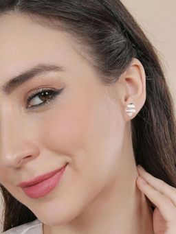 Miss Highness - 925 Sterling Silver Deer Stud Earrings for Women (Adjustable)