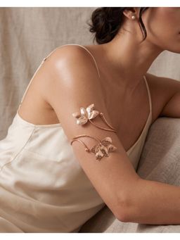 NUI - Gold Tone Adjustable Arm Cuff Bracelet for Women Boho Armlet Trendy Arm Band Jewellery