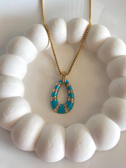 AMOSSH - Lune Blue Necklace