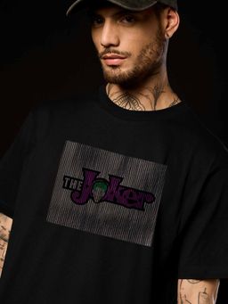 The Souled Store - Black Printed T-Shirt