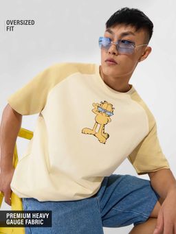 The Souled Store - Official Garfield: Napmaster Men Oversized T-Shirt