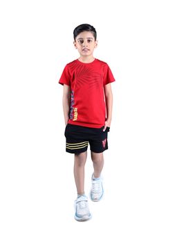 3PIN - Cotton Printed Half Sleeve T-Shirt & Shorts (Set of 2)