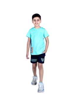 3PIN - Cotton Printed Round Neck T-Shirt & Shorts (Set of 2)
