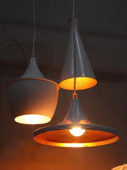 Homesake - Round Chandelier Nordic Hanging Light White