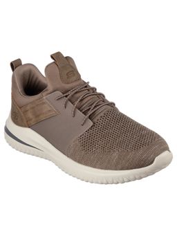 SKECHERS - Men Delson 3 Khaki Sneakers