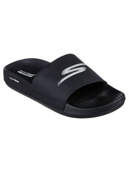 SKECHERS - Men Hyper Slide - Hyper Comfort Black Sliders