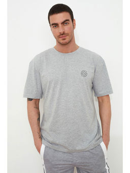 Trendyol - Man Grey T-Shirt