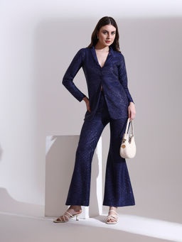 SALVIA SKY - Midnight Blue Shimmer Co-Ord Set