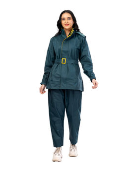 Reliable Rainwear - H2O Diva Raincoat & Pant - Bottle Green