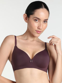 Wacoal - Basics Zoe Padded Non-Wired 3/4Th Cup Comfort Fit T-Shirt Bra - Dark Purple