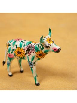 House of Ekam - Floral Cow