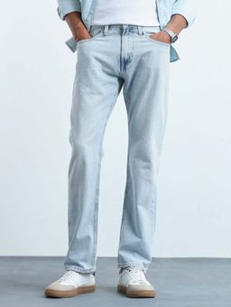 Flying Machine - Men Whiskered Straight Fit Jeans