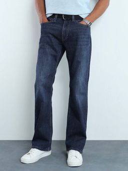 Flying Machine - Men Whiskered Bruce Bootcut Fit Jeans