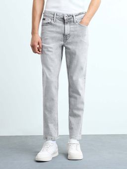 Flying Machine - Men Mankle Relaxed Ankle Fit Mid Rise Jeans