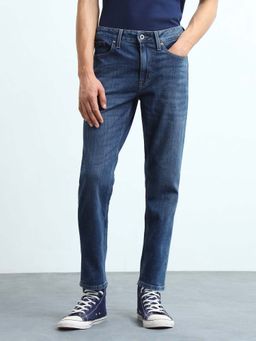 Flying Machine - Men Mankle Relaxed Fit Whiskered Jeans