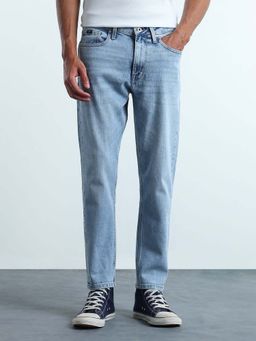 Flying Machine - Men Whiskered Mankle Relaxed Fit Jeans