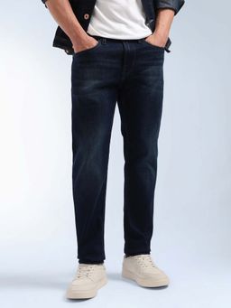 Flying Machine - Men Whiskered Slash Slim Fit Jeans