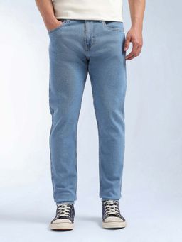 Flying Machine - Men Slash Slim Fit Rinsed Jeans