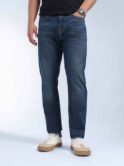 Flying Machine - Men Whiskered Slash Slim Fit Jeans