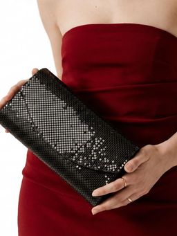 Inc.5 - Women Black Embellished Clutch