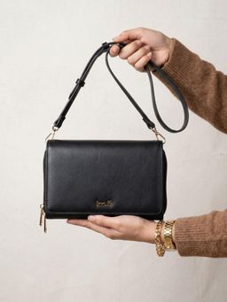 Inc.5 - Women Black Solid Sling Bag