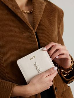 Inc.5 - Women Beige Textured Wallet