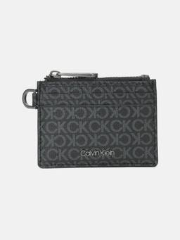 Calvin Klein - Logo Black Leather Card Wallet