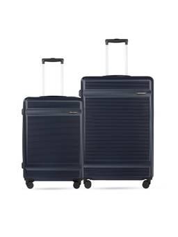Swiss Military - Pascal Navy Blue Luggage Trolley Bag (Pack of 2)
