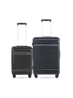 Swiss Military - Pascal Black Luggage Trolley Bag (Pack of 2)