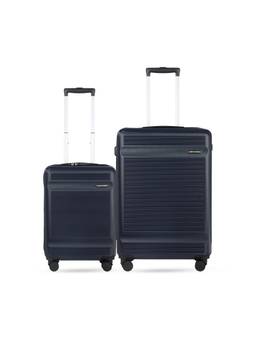 Swiss Military - Pascal Navy Blue Luggage Trolley Bag (Pack of 2)