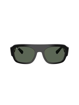 Ray-Ban - Unisex UV Protected Green Lens Square Sunglasses - 0RB221866777155
