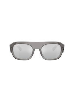 Ray-Ban - Unisex Polarized Grey Lens Square Sunglasses - 0RB221866848255