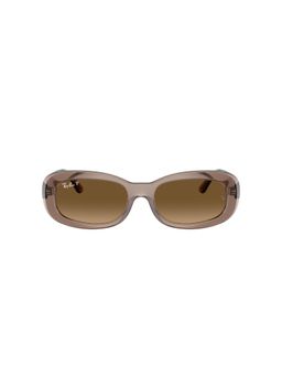 Ray-Ban - Womens Polarized Brown Lens Oval Sunglasses - 0RB22216827M253