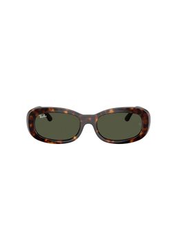 Ray-Ban - Womens UV Protected Green Lens Oval Sunglasses - 0RB2221902/3153