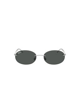 Ray-Ban - Unisex UV Protected Grey Lens Oval Sunglasses - 0RB3767003/8754