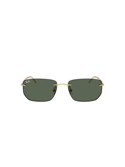 Ray-Ban - Unisex UV Protected Green Lens Square Sunglasses - 0RB3768001/7156