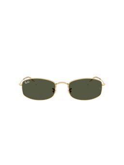 Ray-Ban - Unisex UV Protected Green Lens Rectangle Sunglasses - 0RB3832001/3155