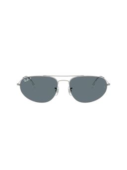 Ray-Ban - Unisex Polarized Blue Lens Aviator Sunglasses - 0RB3945003/3R60