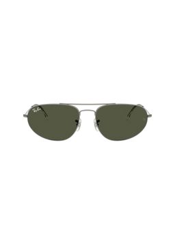 Ray-Ban - Unisex UV Protected Green Lens Aviator Sunglasses - 0RB3945004/3160