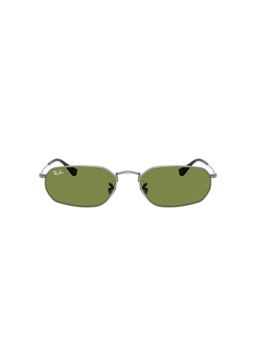 Ray-Ban - Unisex UV Protected Green Lens Rectangle Sunglasses - 0RB3947004/4E54