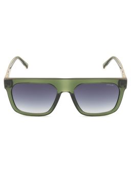 Opium Eyewear - Mens Blue Polycarbonate Lenses Green Frame Wayfarer Sunglasses