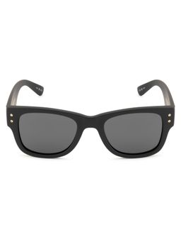 Opium Eyewear - Mens Grey Tac Lenses Black Frame Wayfarer Sunglasses