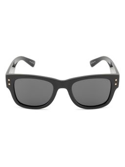 Opium Eyewear - Mens Grey Tac Lenses Black Frame Wayfarer Sunglasses