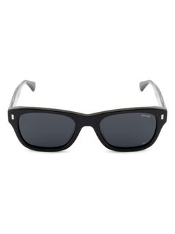 Opium Eyewear - Unisex Grey TAC Lenses Black Frame Wayfarer Sunglasses