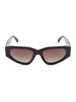 Opium Eyewear - Womens Brown TAC Lenses Brown Frame Cat Eye Sunglasses