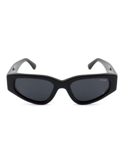 Opium Eyewear - Womens Grey TAC Lenses Black Frame Cat Eye Sunglasses