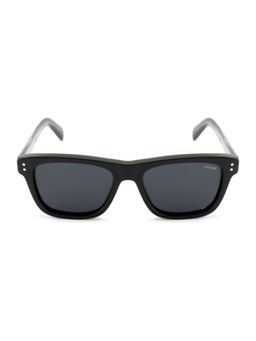Opium Eyewear - Mens Grey Tac Lenses Black Frame Wayfarer Sunglasses